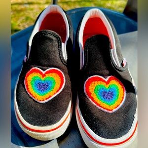 Kids limited edition Vans slip on sneakers size 1.5